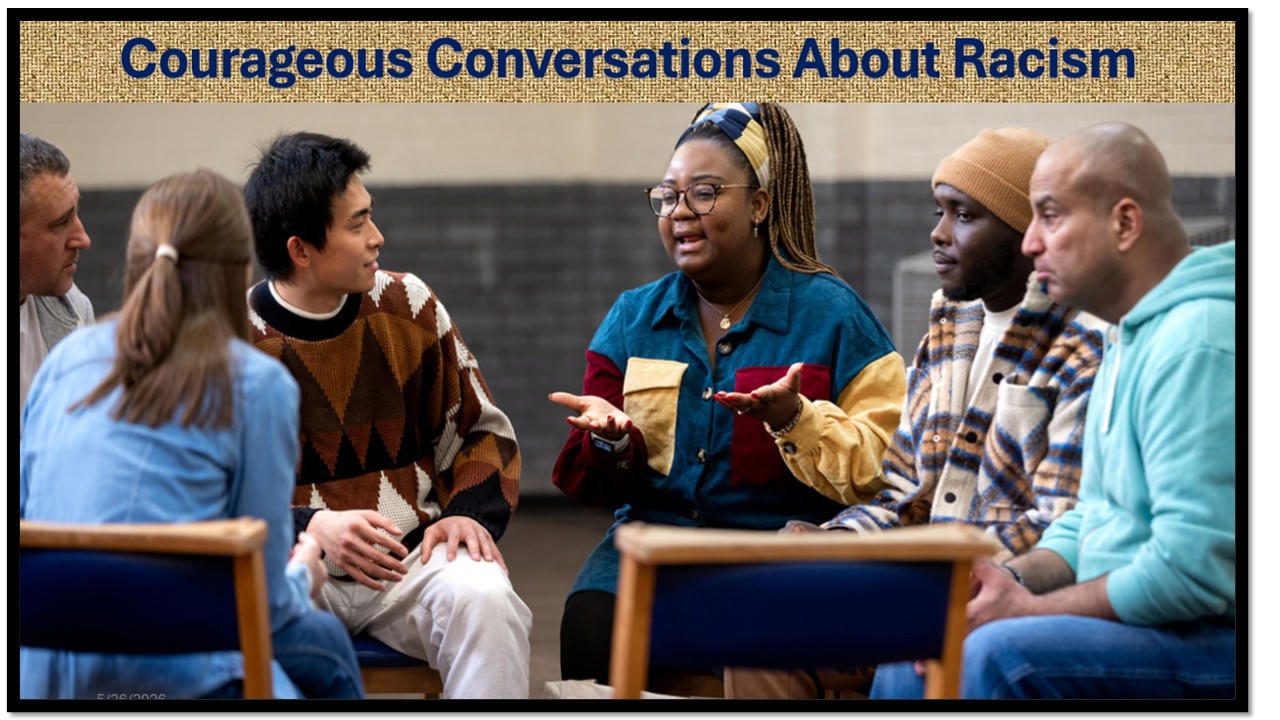 Diverse group in courageous conversation about racism