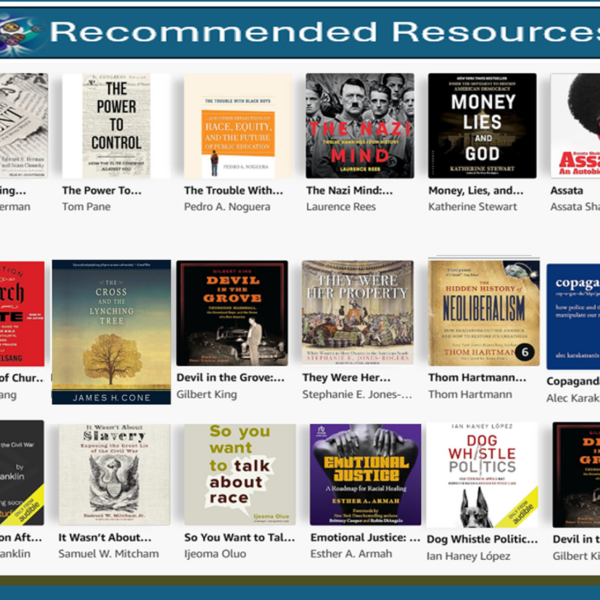 Collage of recommended book covers